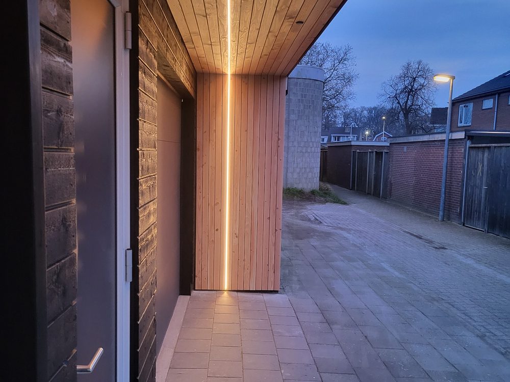 Detail bij schemering